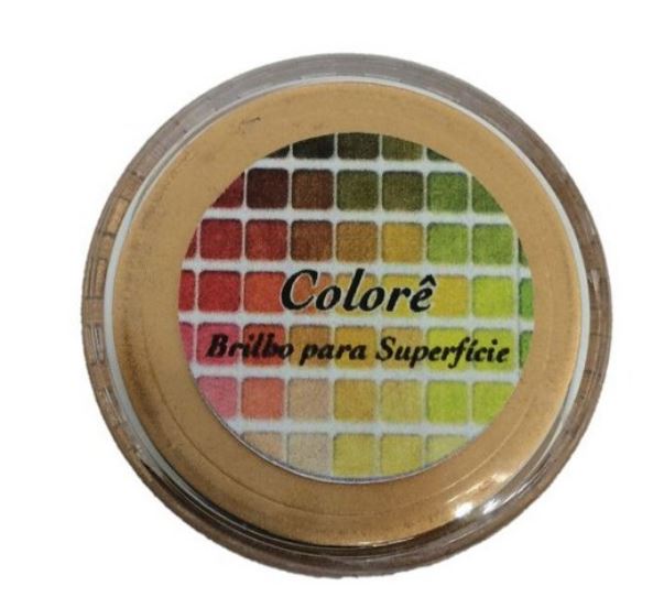 Corante Colore Brilho Para Superfcie 2g Bronze